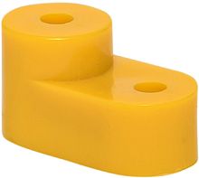 Изолятор угловой EKF PROxima для установки нулевой шины желтый картинка 